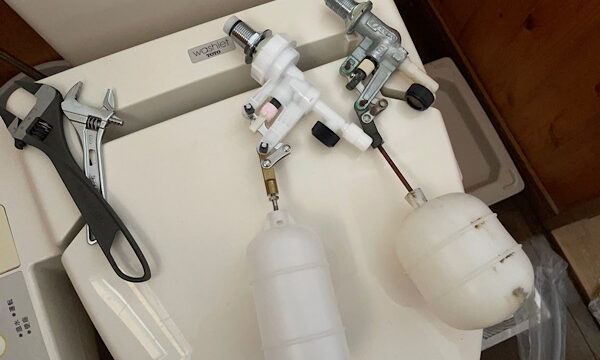 ボロ物件の水洗トイレロータンクボールタップ交換をDIYセルフ 